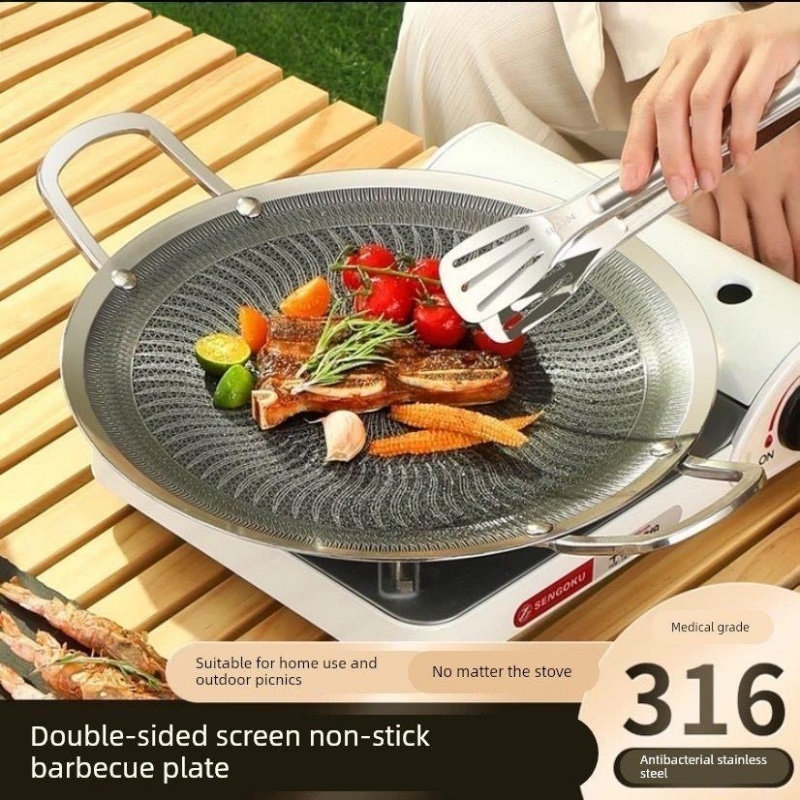 Camping Cooking Equipment - 316 Stainless Steel Multifunctional Cooking BBQ