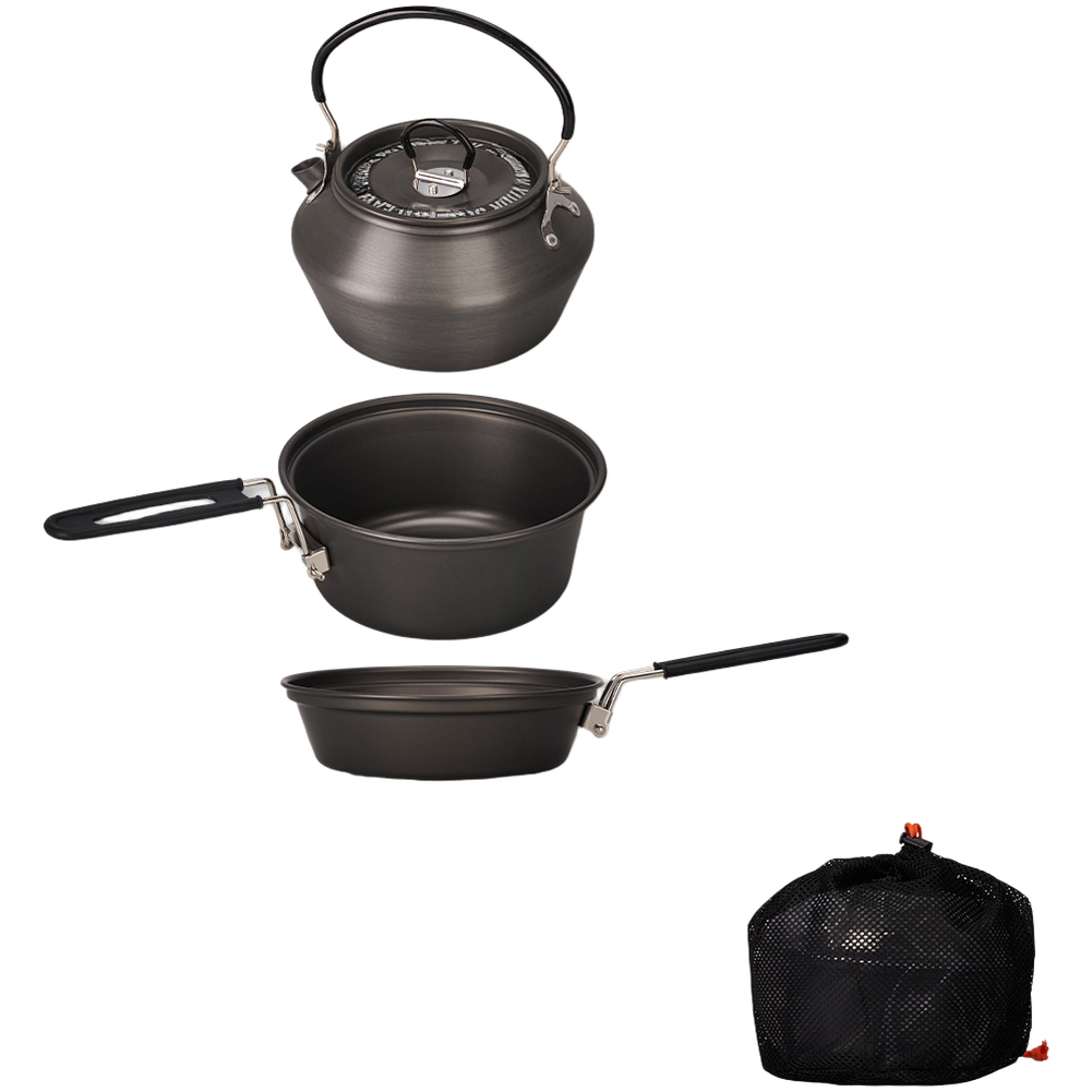 Camping Cooking Gear Set - Lightweight Aluminum Alloy Camping Cookware Set