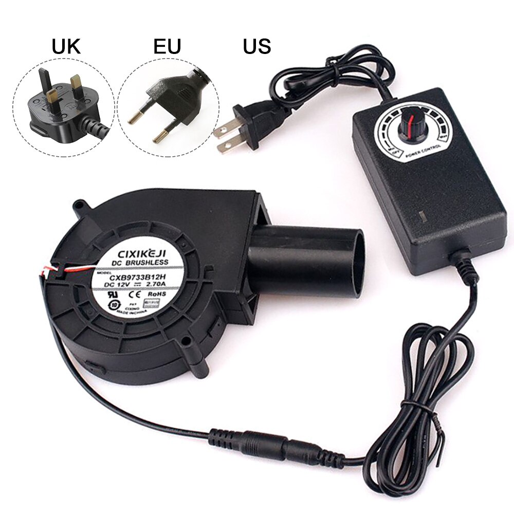 Charcoal Chimney Starter - 9733 Smelting Metal Fan Portable Air