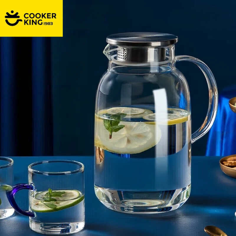 Camping Cooking Pot Large - COOKER KING 1.8/2.5L Glass Water Kettle