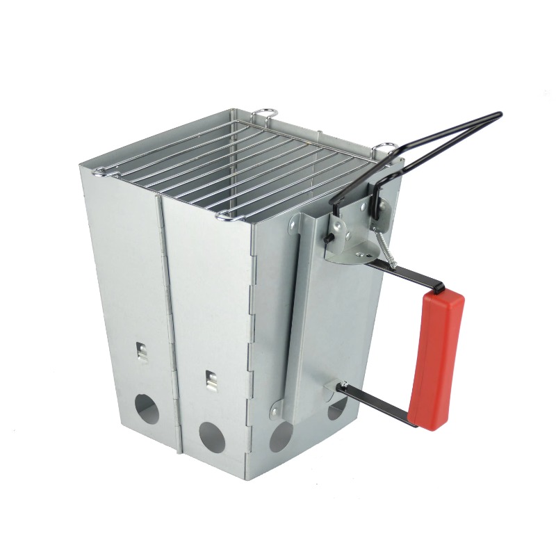 Charcoal Chimney Starter - metal outdoor Charcoal Fire Chimney Starter