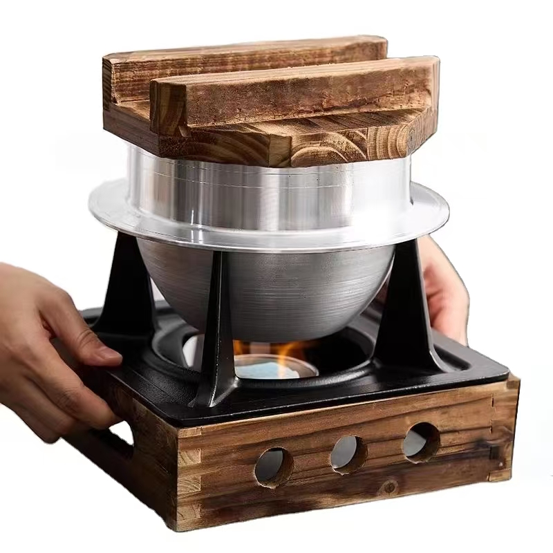 Camping Cooking Alcohol - Japanese Style Oolong Pot Alcohol Stove