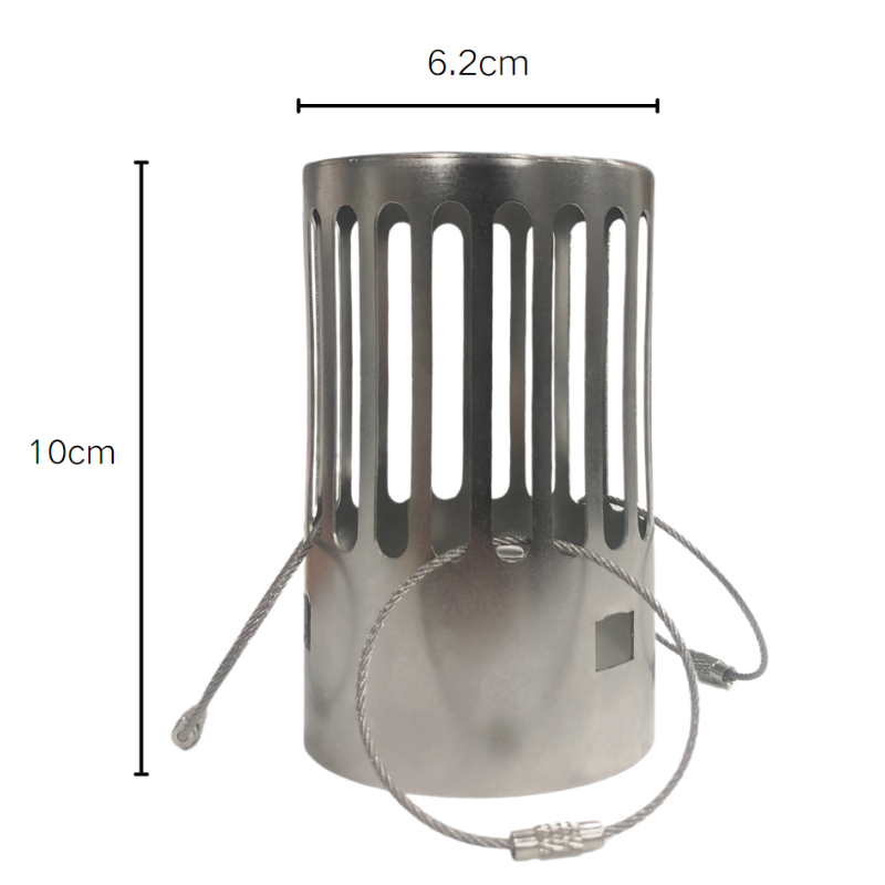 Charcoal Chimney Starter - Camping Wood Stove Chimney Cap 62mm