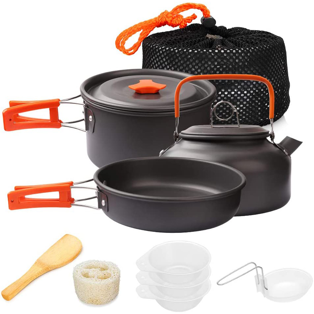 Camping Cooking Gear Set - 1pcs/1set Camping Cookware Kit Outdoor Cooking