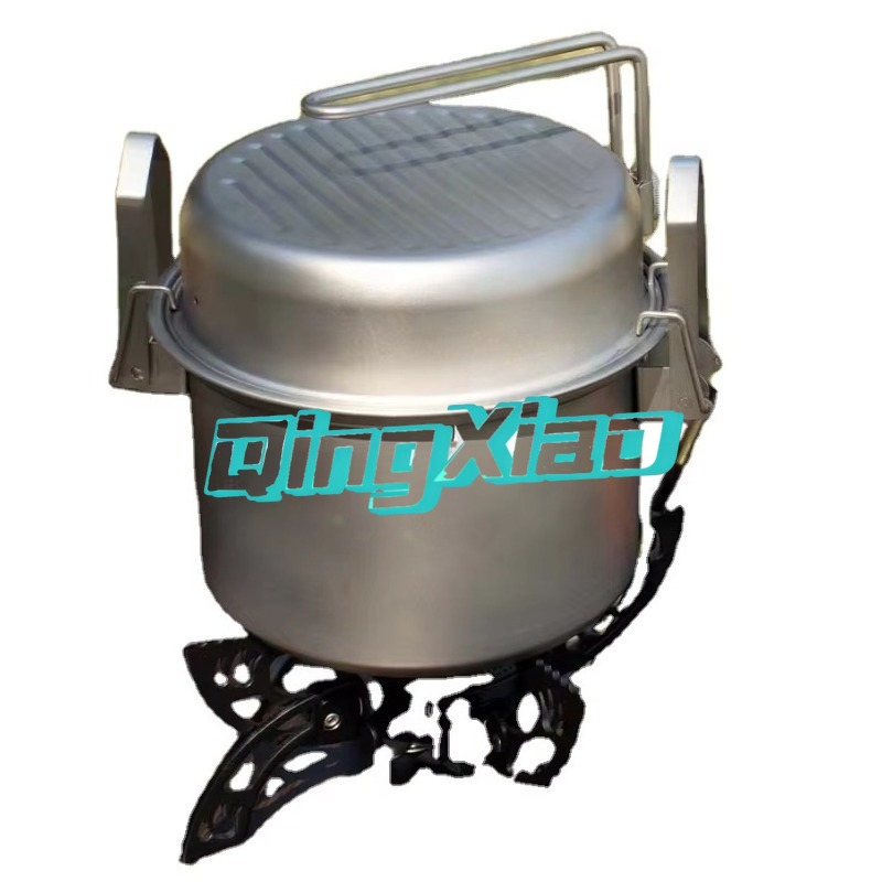 Camping Cooking Portable - Outdoor 304 Stainless Steel Multifunctional Camping