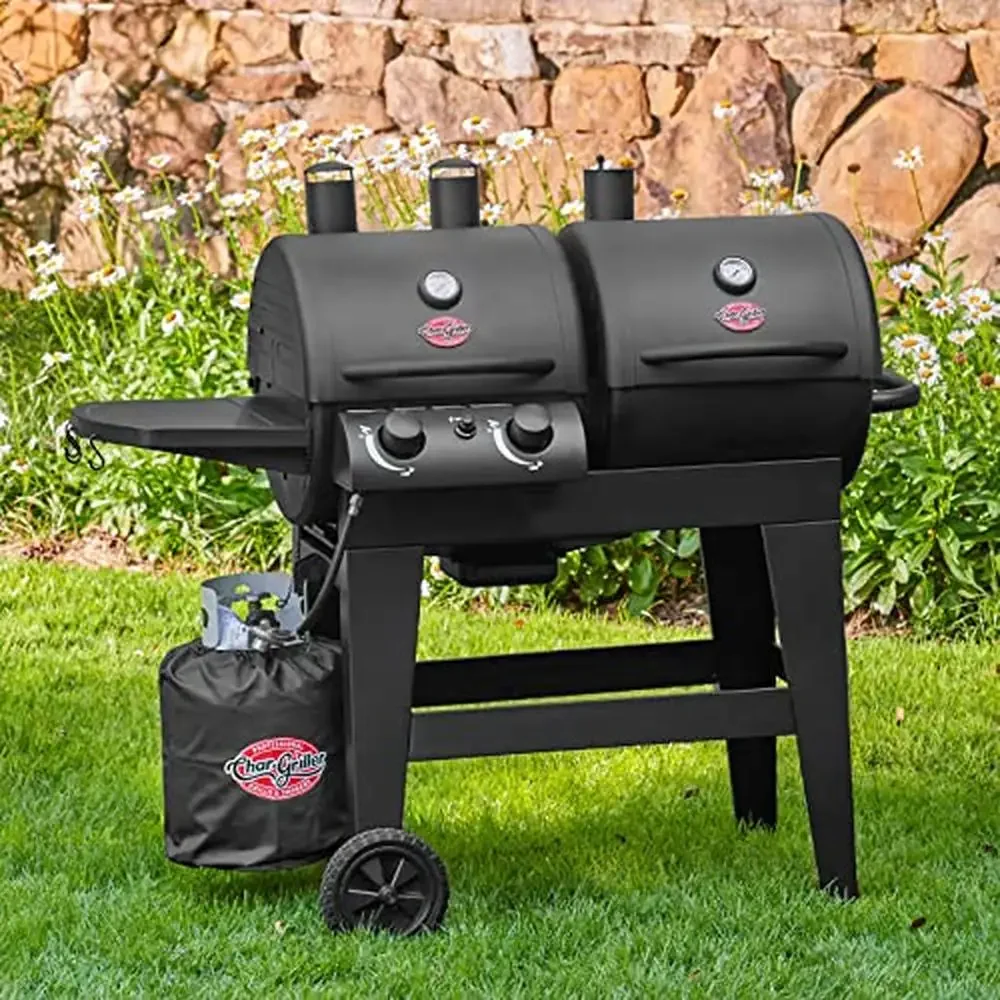 Charcoal Chimney Starter - A 2-Burner Gas & Charcoal Grill