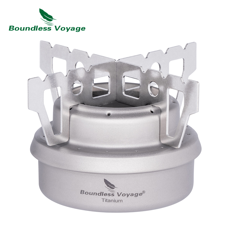 Camping Cooking Alcohol - Boundless Voyage Titanium Spirit Burner Mini