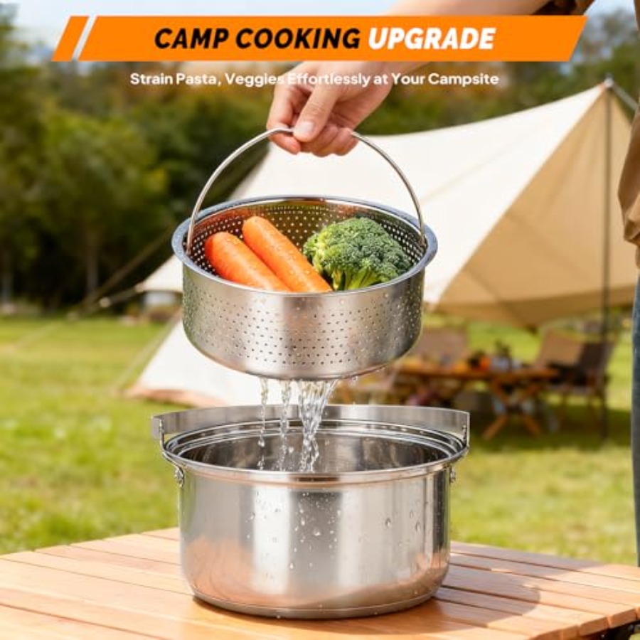 Camping Cookware Set, Lightwei - Camping Cooking Mess Kit 评论和价格