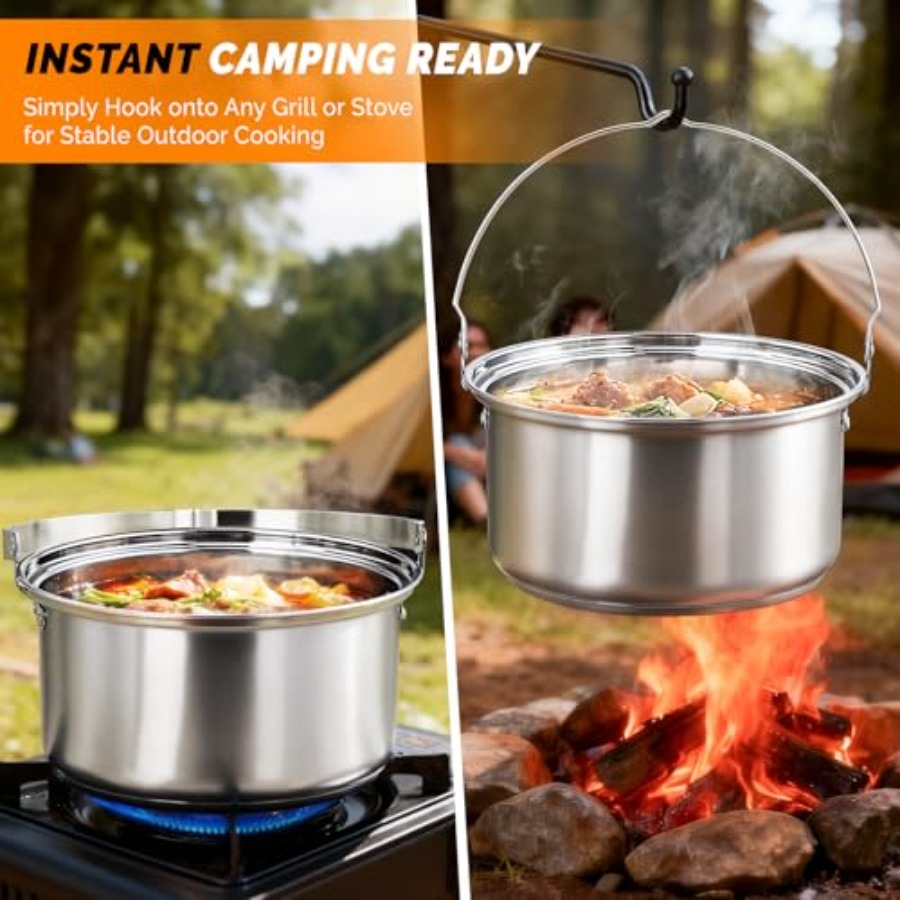 Camping Cookware Set, Lightwei - Camping Cooking Mess Kit 评论和价格
