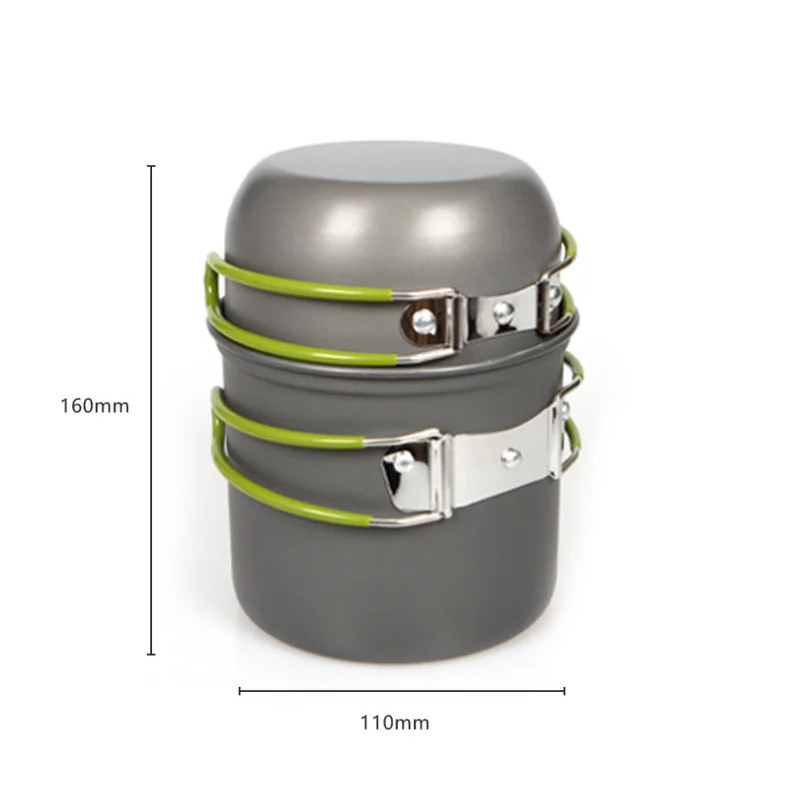 Ultralight Camping Pot Set: Ca - Camping Cooking Mess Kit 评论和价格