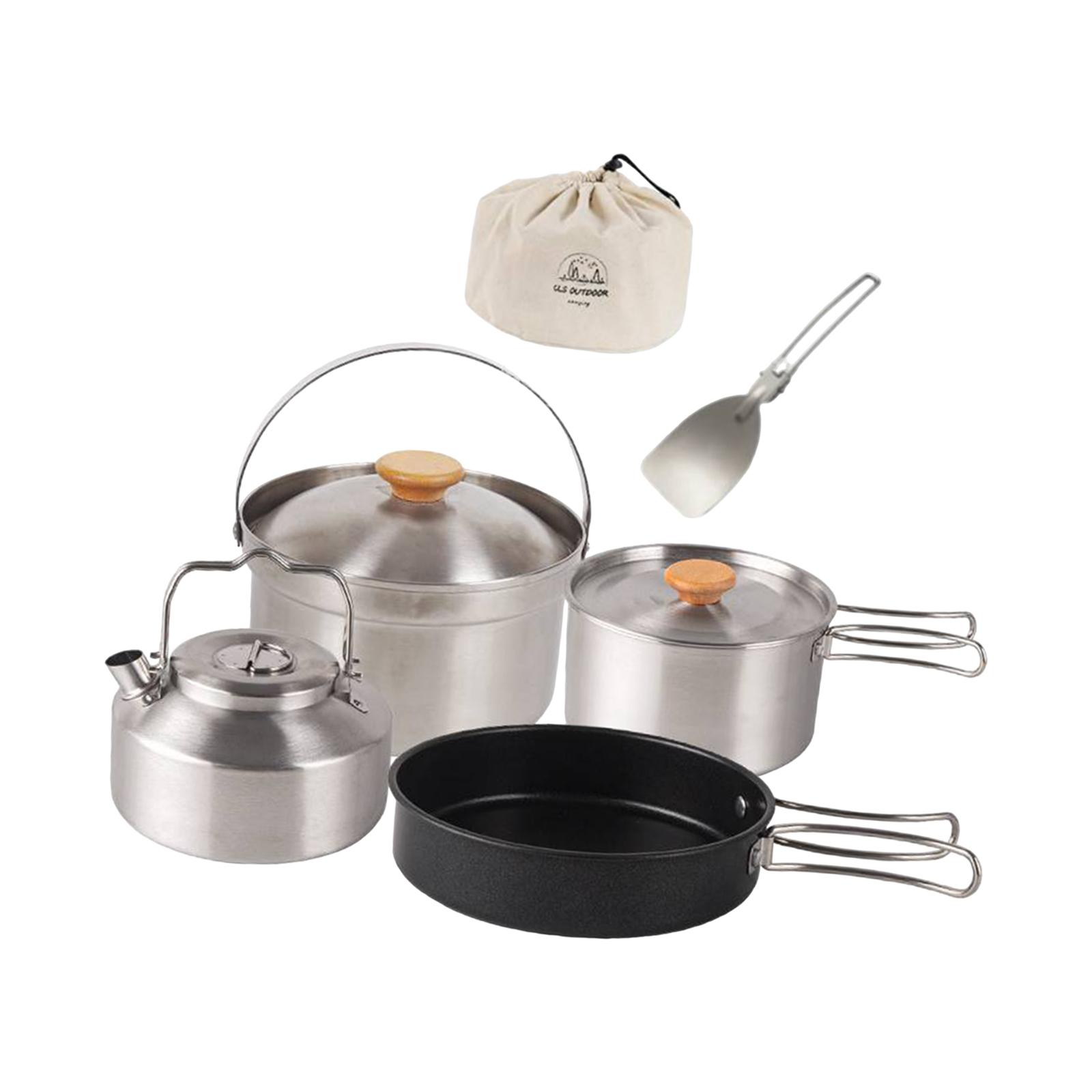 Camping Cookware Cook Gear Por - Camping Cooking Gear Set 评论和价格