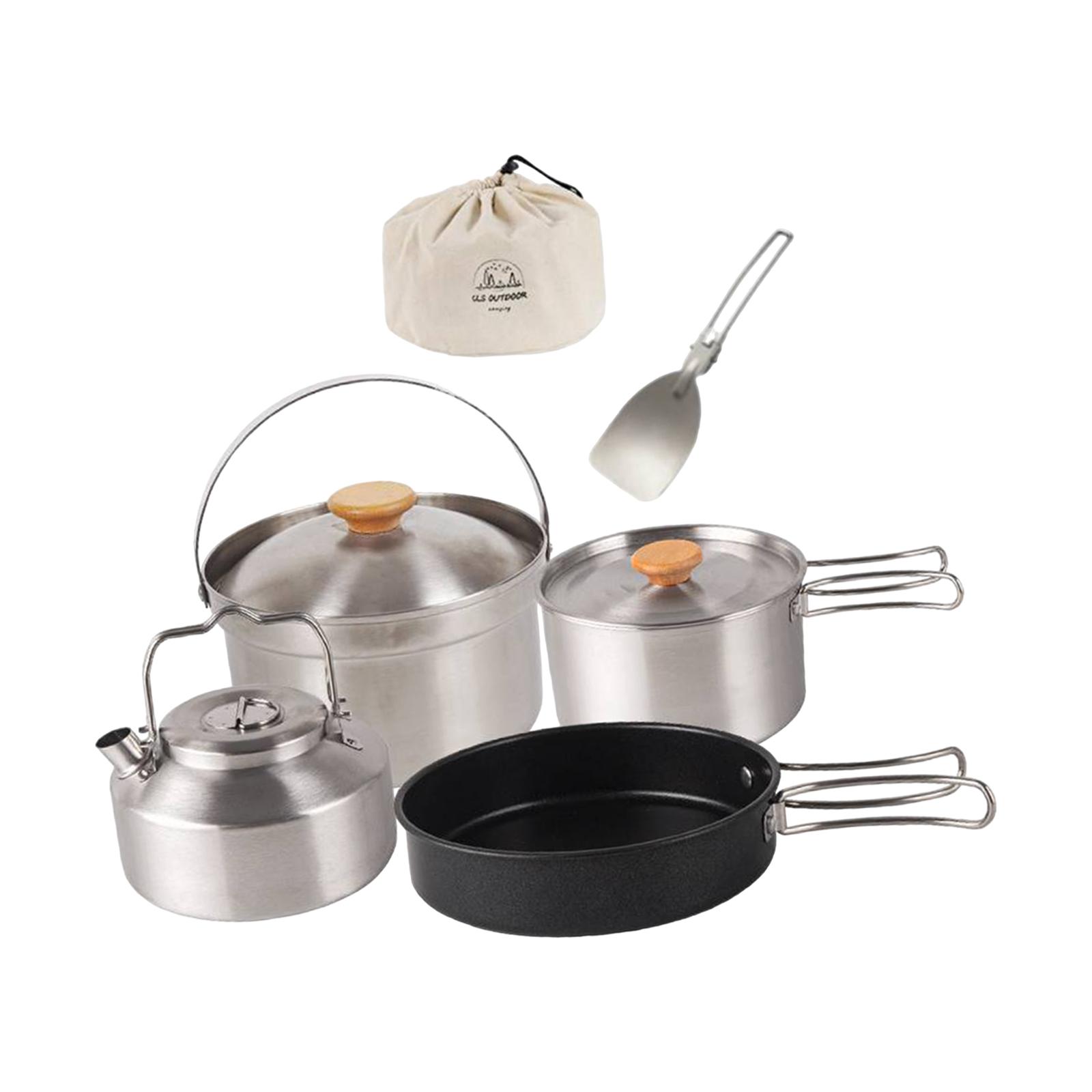 Camping Cookware Cook Gear Por - Camping Cooking Gear Set 评论和价格