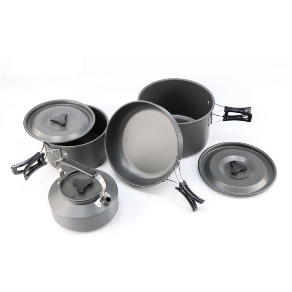 Lightweight Aluminum Alloy Out - Camping Cooking Pot Large 评论和价格