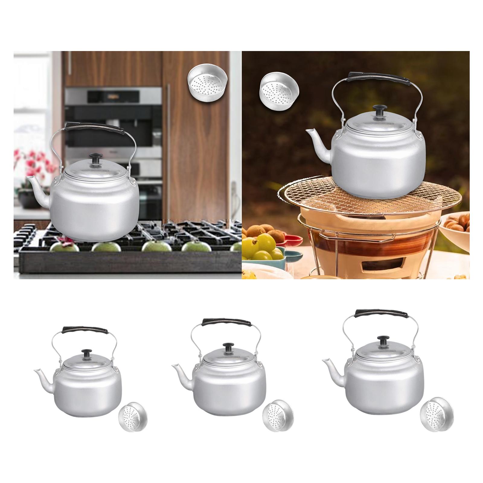 Large Capacity Aluminum Teapot - Camping Cooking Pot Large 评论和价格