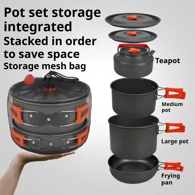 Portable Large Capacity Pot Co - Camping Cooking Pot Large 评论和价格
