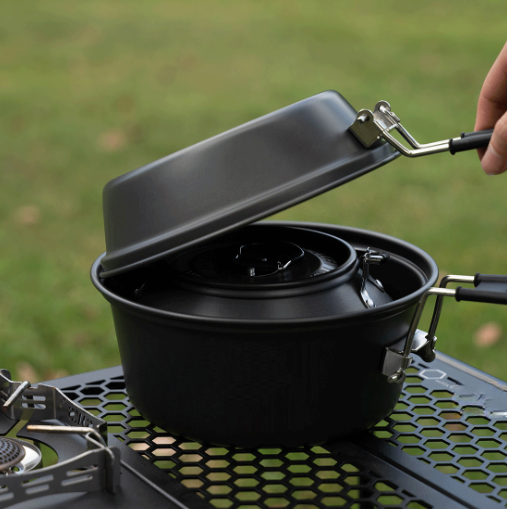 Lightweight Aluminum Alloy Cam - Camping Cooking Gear Set 评论和价格