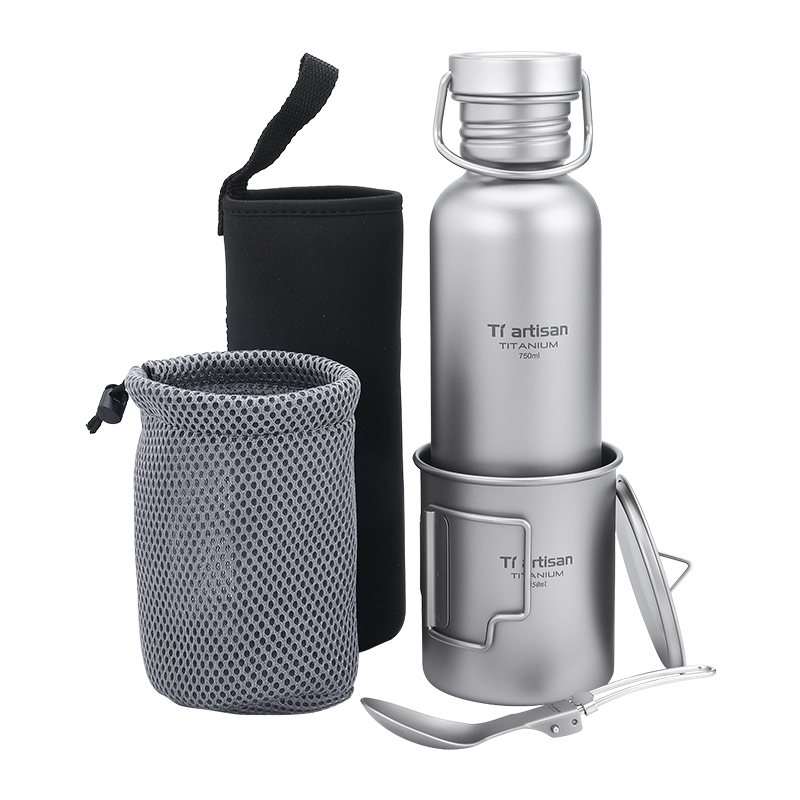 Tiartisan Titanium Cookware 3- - Camping Cooking Gear Set 评论和价格