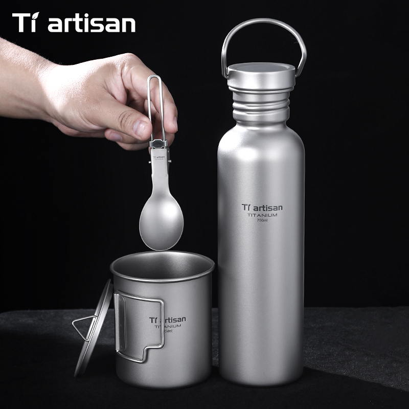 Tiartisan Titanium Cookware 3- - Camping Cooking Gear Set 评论和价格