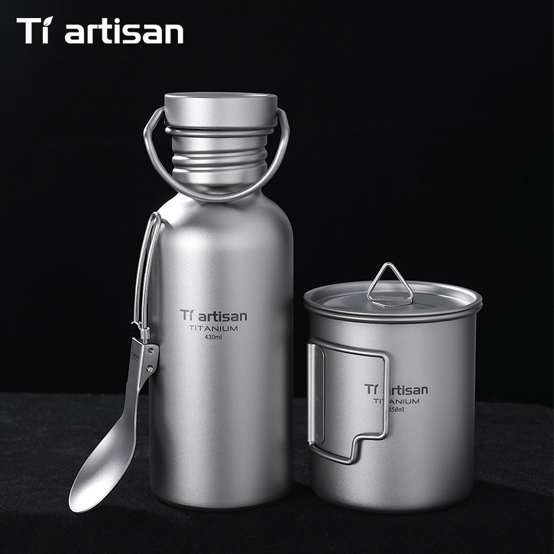 Tiartisan Titanium Cookware 3- - Camping Cooking Gear Set 评论和价格