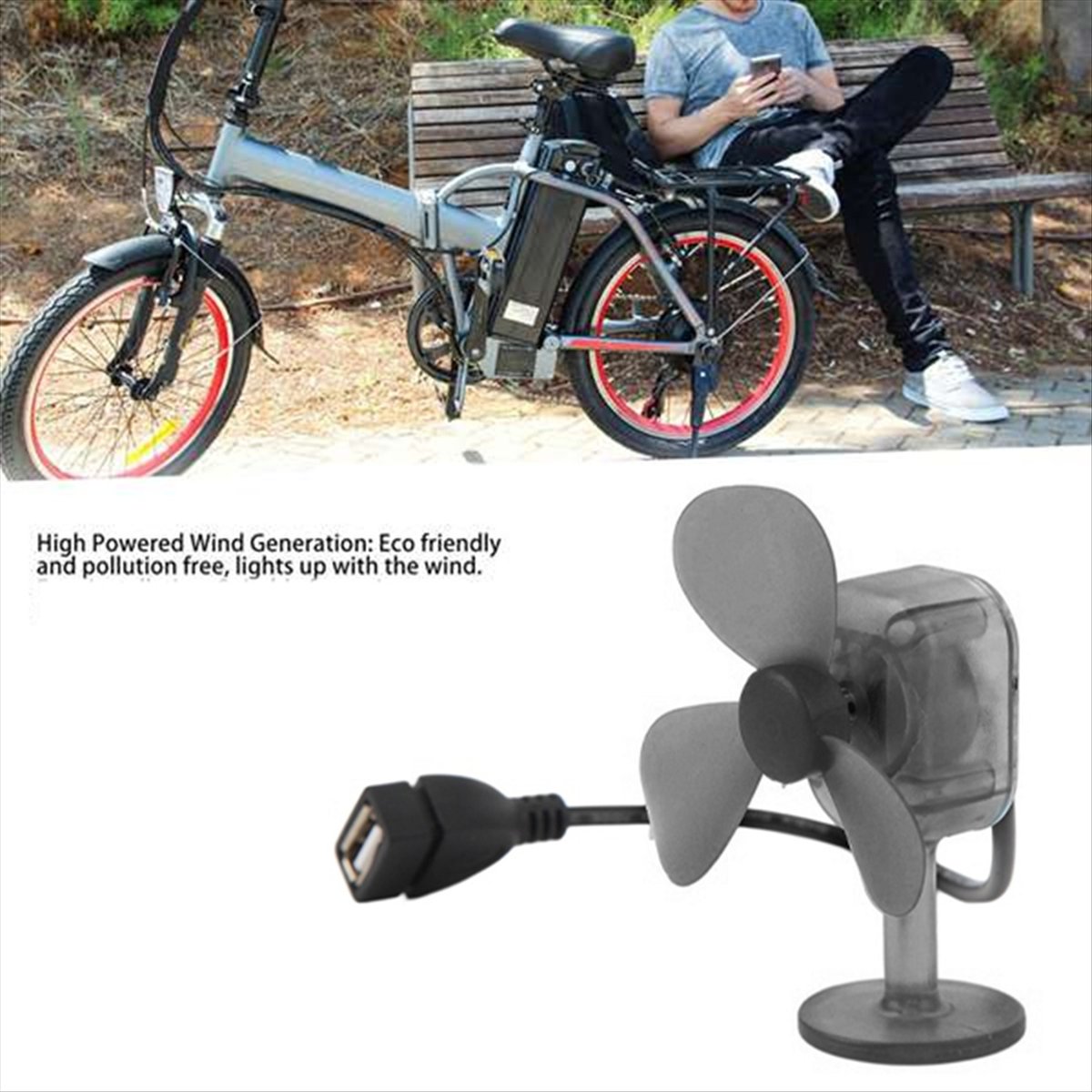 T19C USB 5W Mini Portable Wind - Camping Cooking Electric 评论和价格