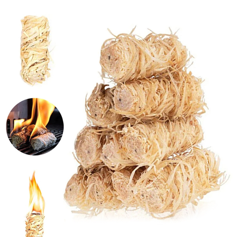 30/60/100/120PCS Natural Fire  - Charcoal Chimney Starter 评论和价格