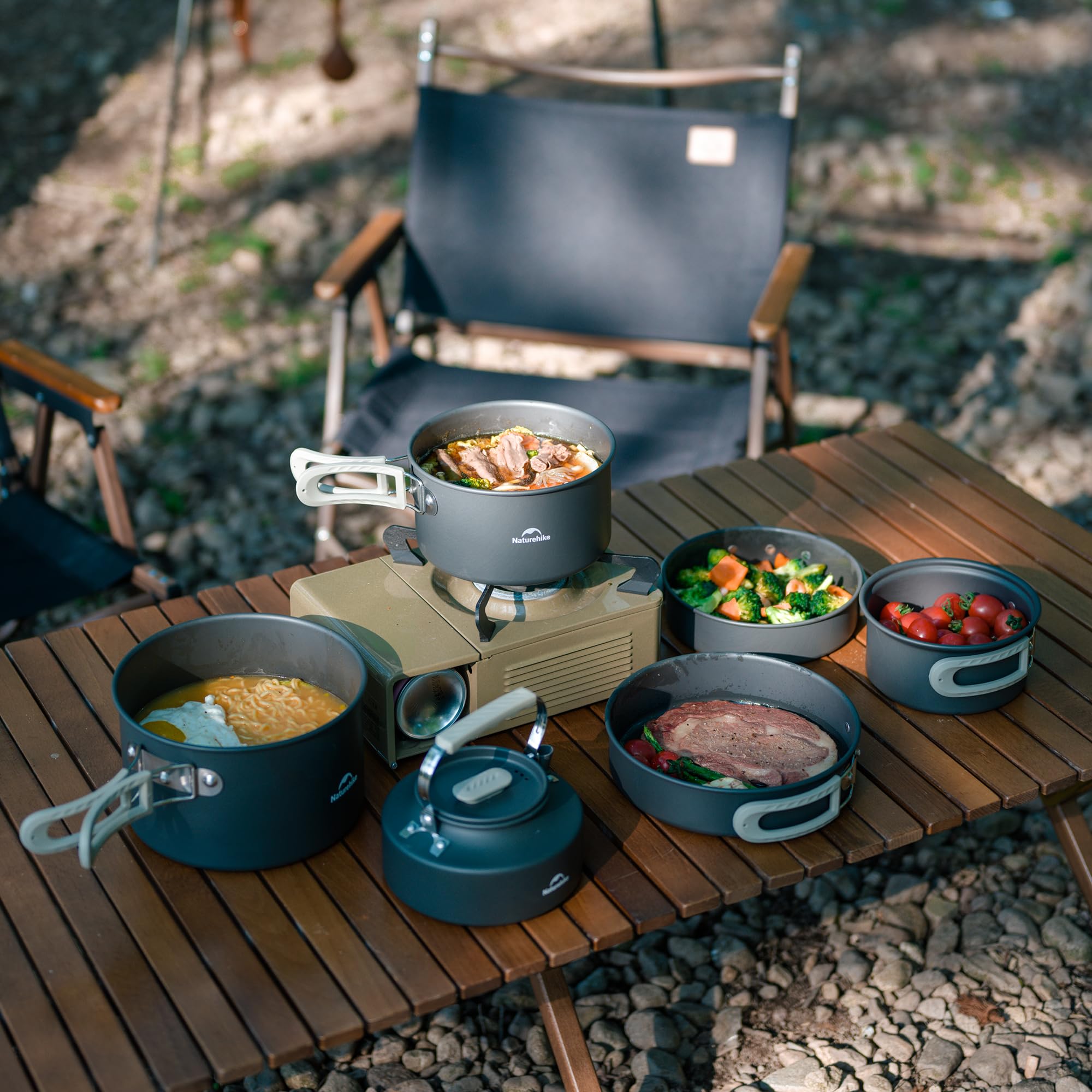 Naturehike Camping Soup Pot Co - Camping Cooking Pot Large 评论和价格
