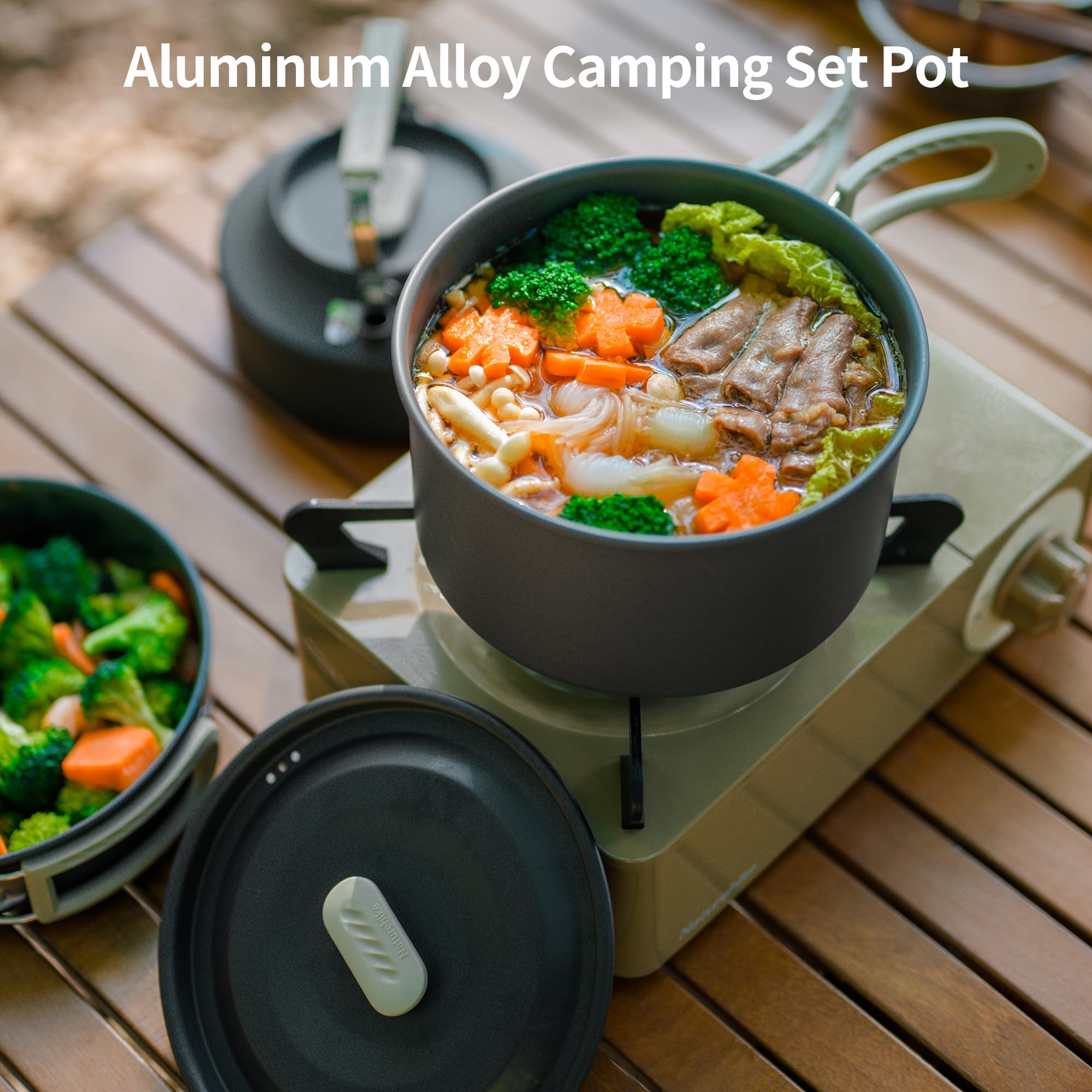 Naturehike Camping Soup Pot Co - Camping Cooking Pot Large 评论和价格