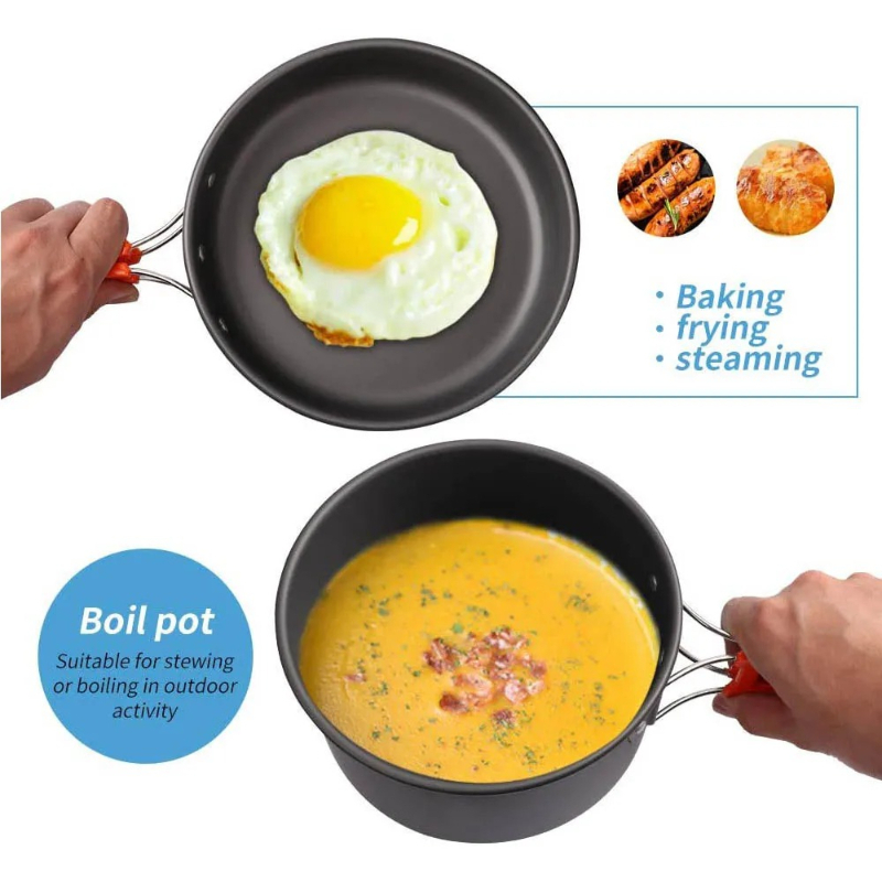 Camping Cooking Set, Outdoor K - Camping Cooking Gear Set 评论和价格