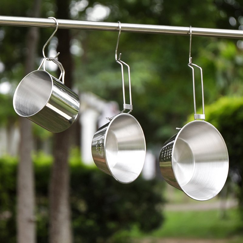 Hot Sale 304 Stainless Steel O - Camping Cooking Mess Kit 评论和价格