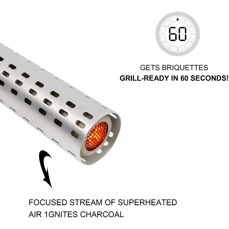 Kamado Smoker BBQ Starter Gril - Charcoal Chimney Starter 评论和价格