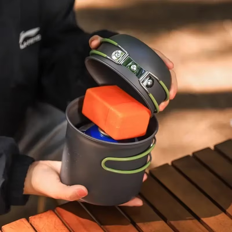 Outdoor Hiking Picnic Cookware - Camping Cooking Gear Set 评论和价格