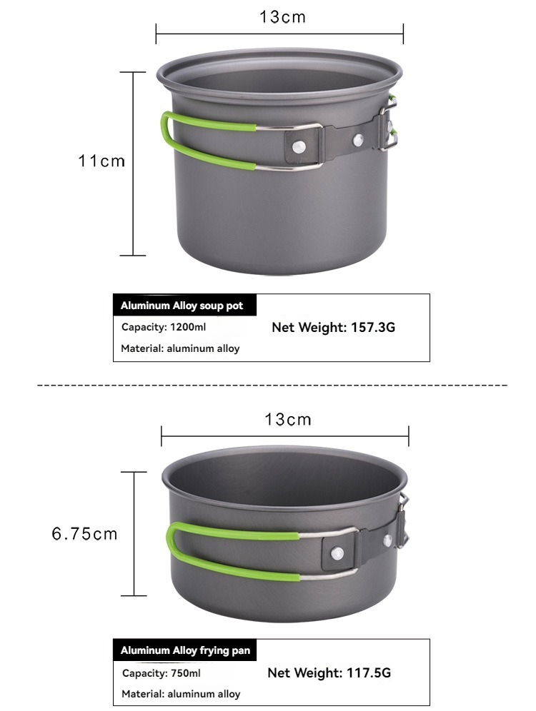 BRS-T15A Camping Cookware Mess - Camping Cooking Mess Kit 评论和价格