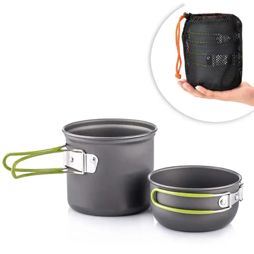Ultralight Camping Pot Set: Ca - Camping Cooking Mess Kit 评论和价格