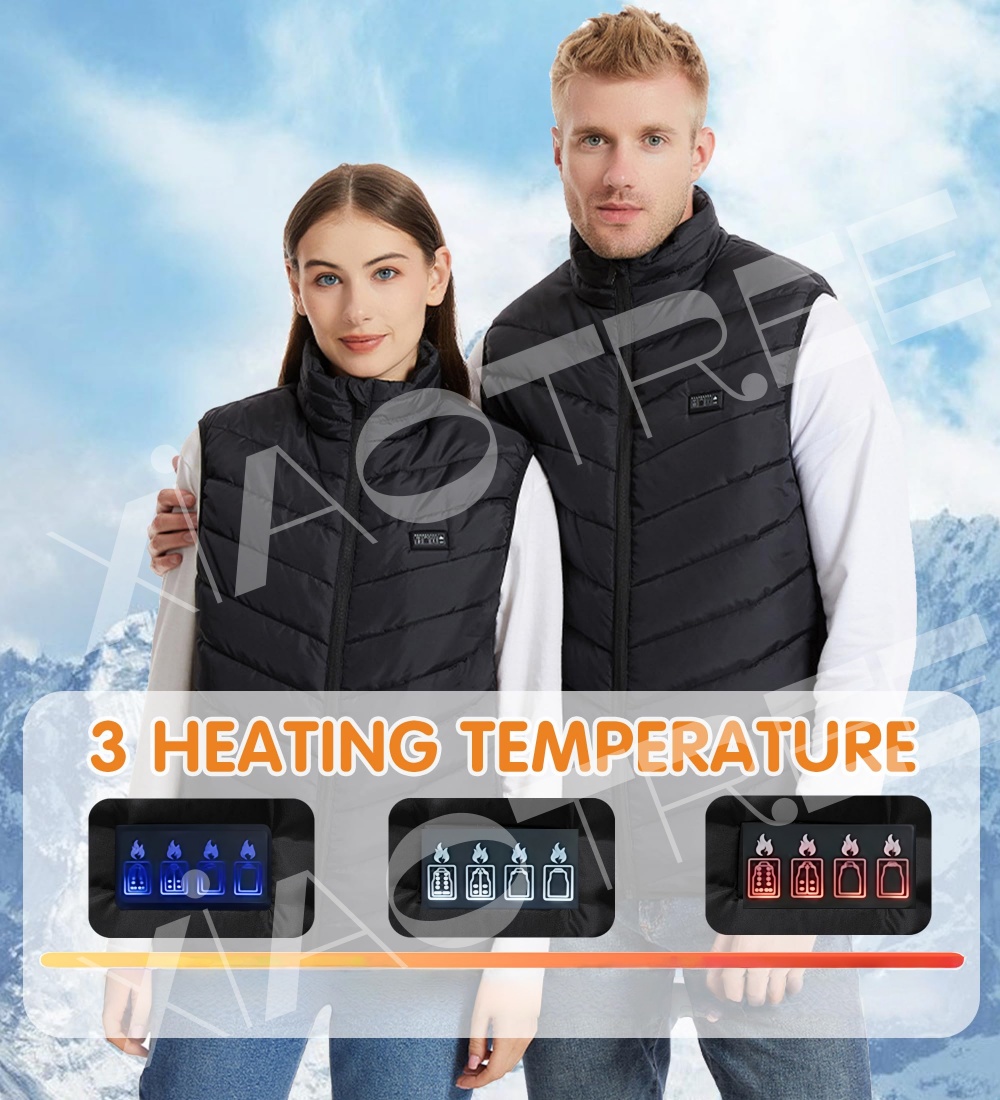 28/9 Areas Heated Vest Men Jac - Camping Cooking Electric 评论和价格
