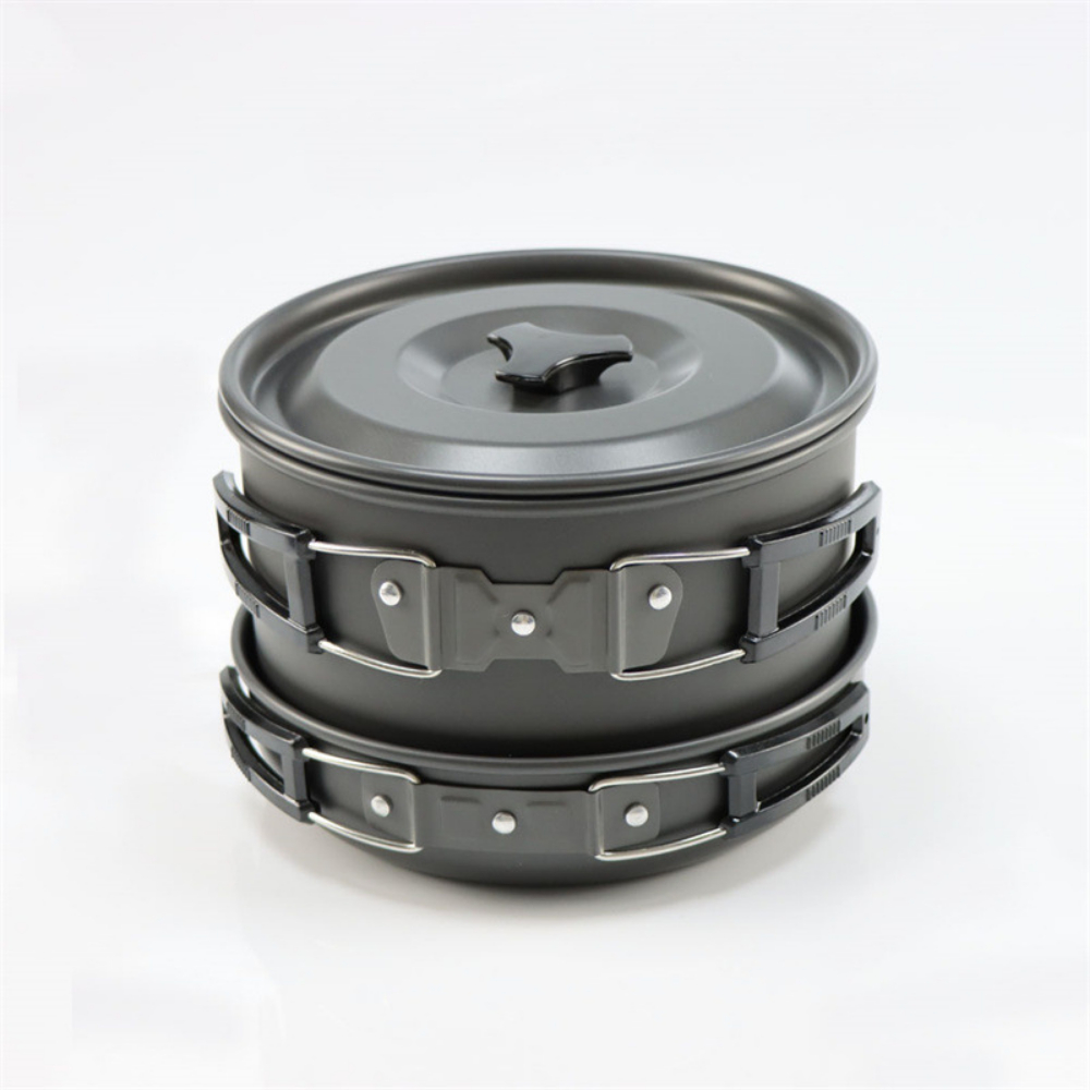 Outdoor large cooking set, 2-4 - Camping Cooking Pot Large 评论和价格