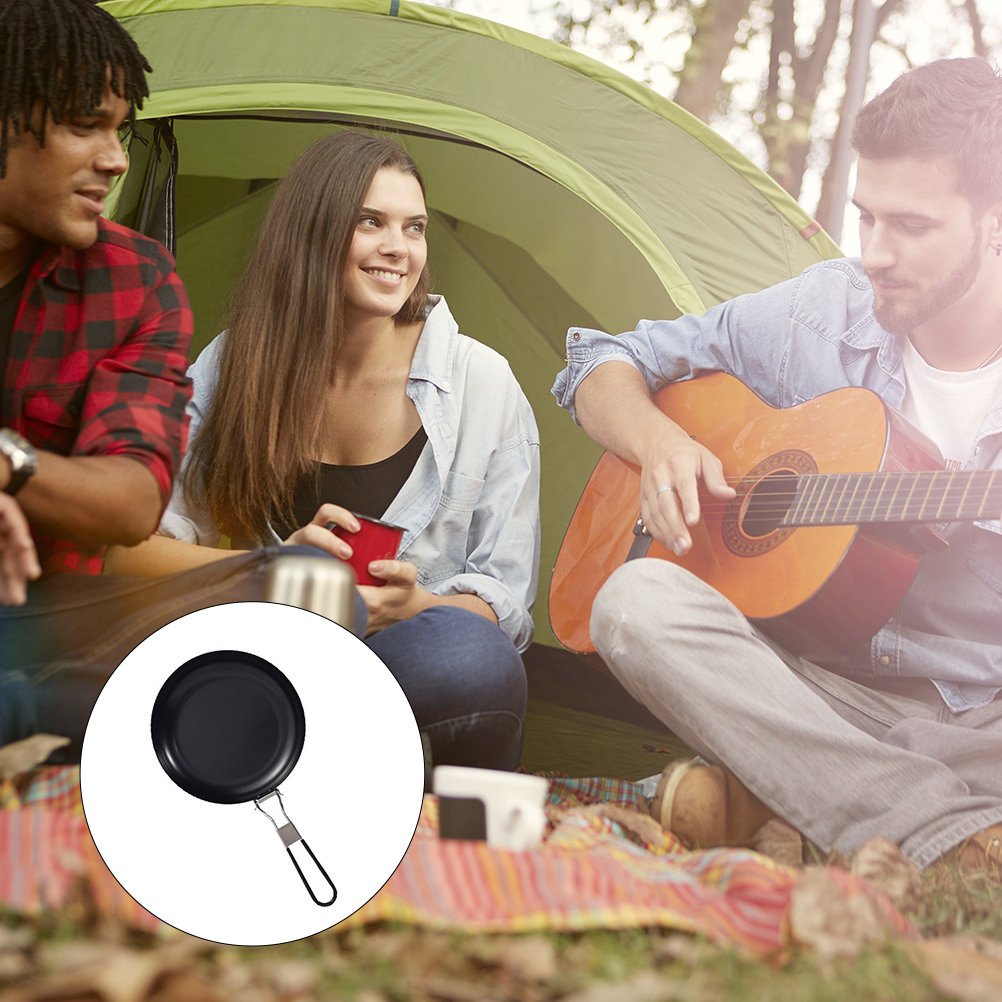 9 Inch Non-Stick Camping Fryin - Camping Cooking Portable 评论和价格