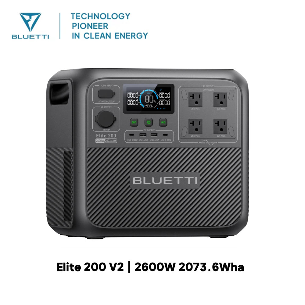 【Renew】BLUETTI Elite 200 V2 Po - Camping Cooking Equipment 评论和价格