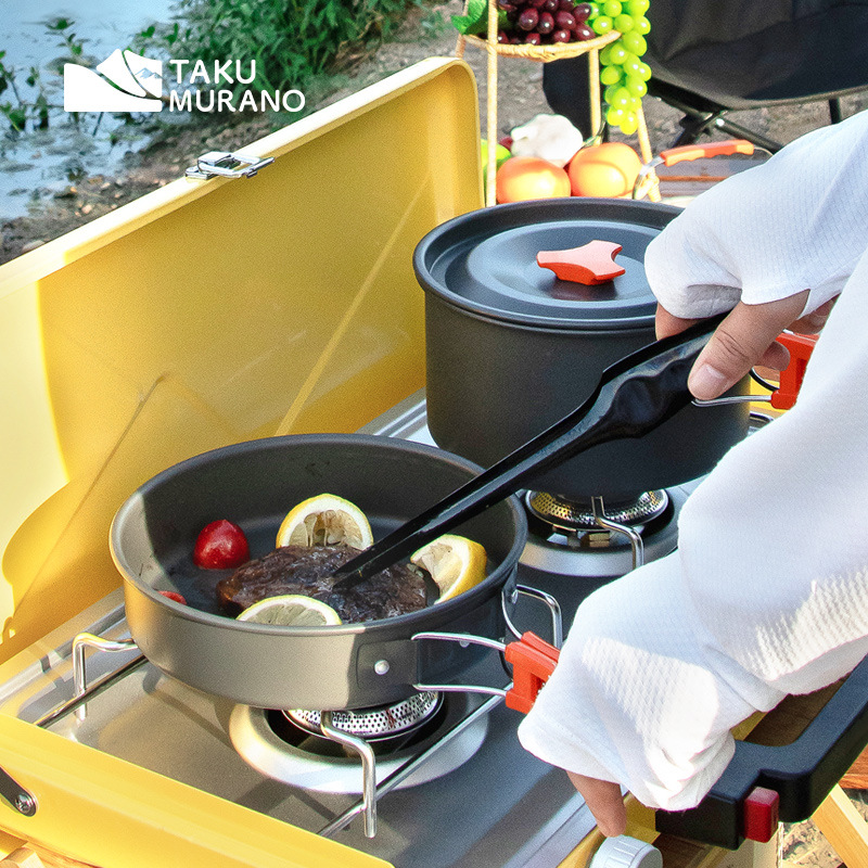 Camping Cookware Set Outdoor C - Camping Cooking Gear Set 评论和价格