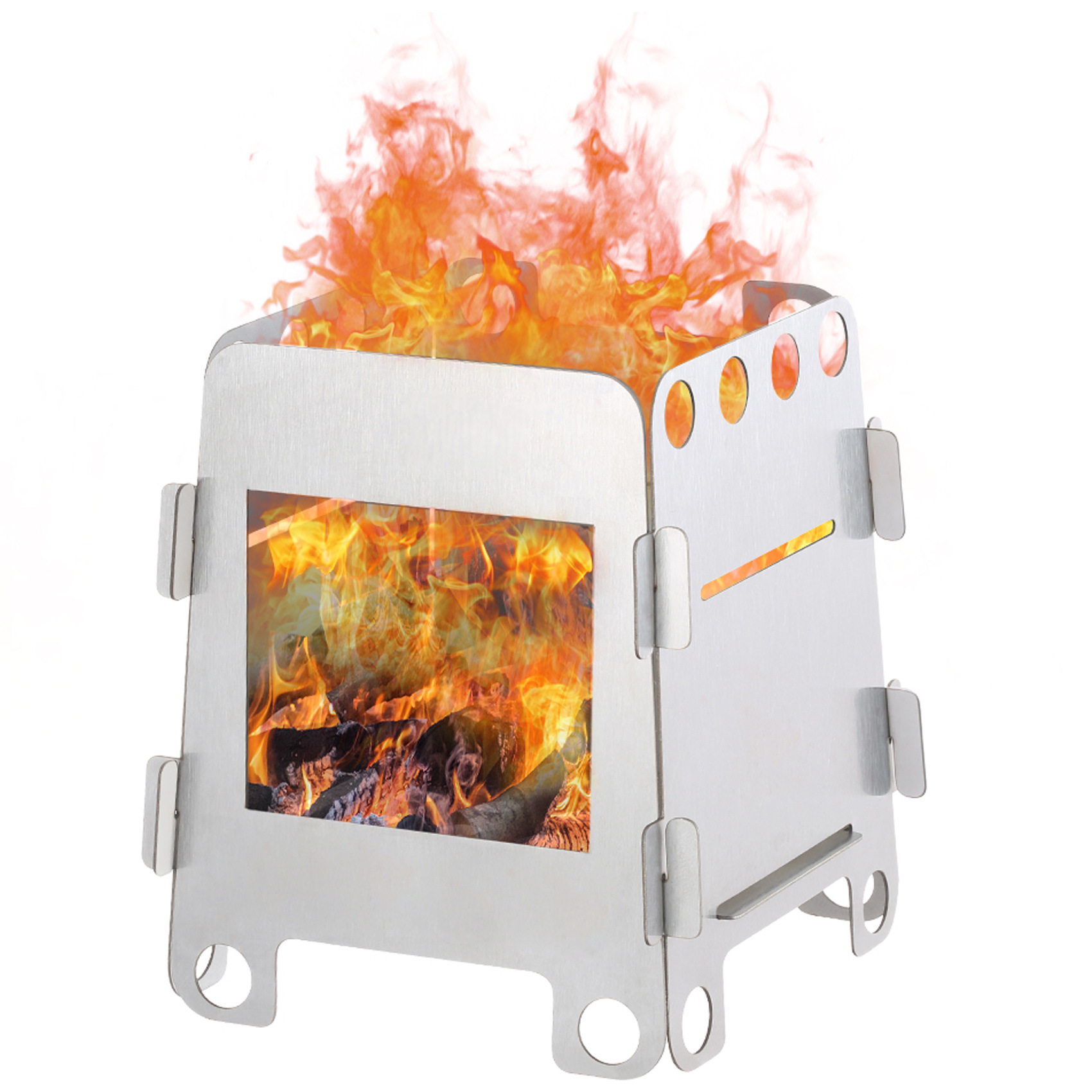 Portable Alcohol/Wood Burning  - Camping Cooking Alcohol 评论和价格