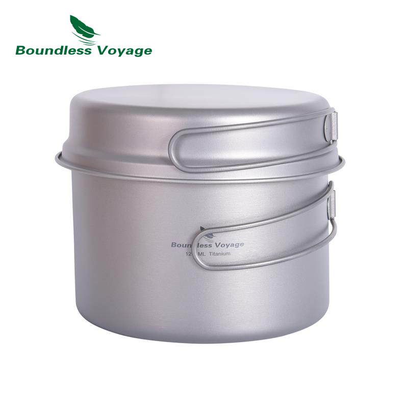 Boundless Voyage Titanium Pot  - Camping Cooking Mess Kit 评论和价格