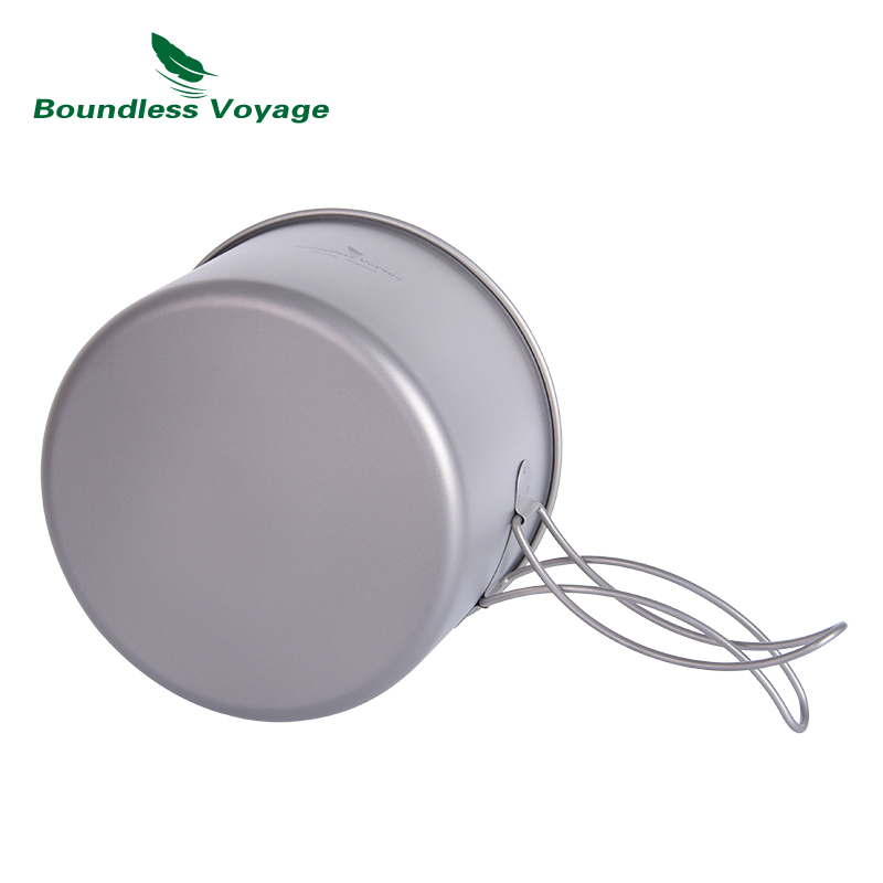 Boundless Voyage Titanium Pot  - Camping Cooking Mess Kit 评论和价格