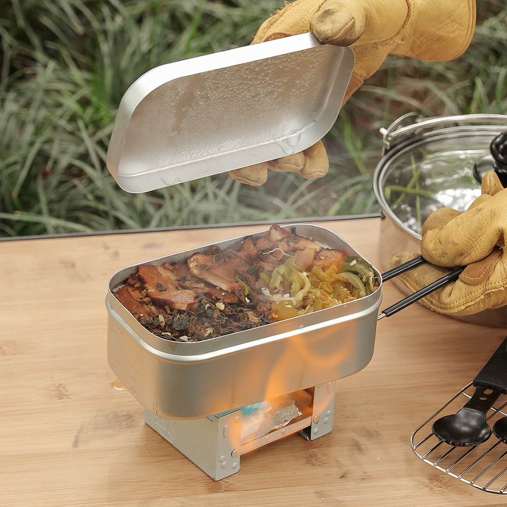 Outdoor Aluminium Mess Kit, St - Camping Cooking Mess Kit 评论和价格