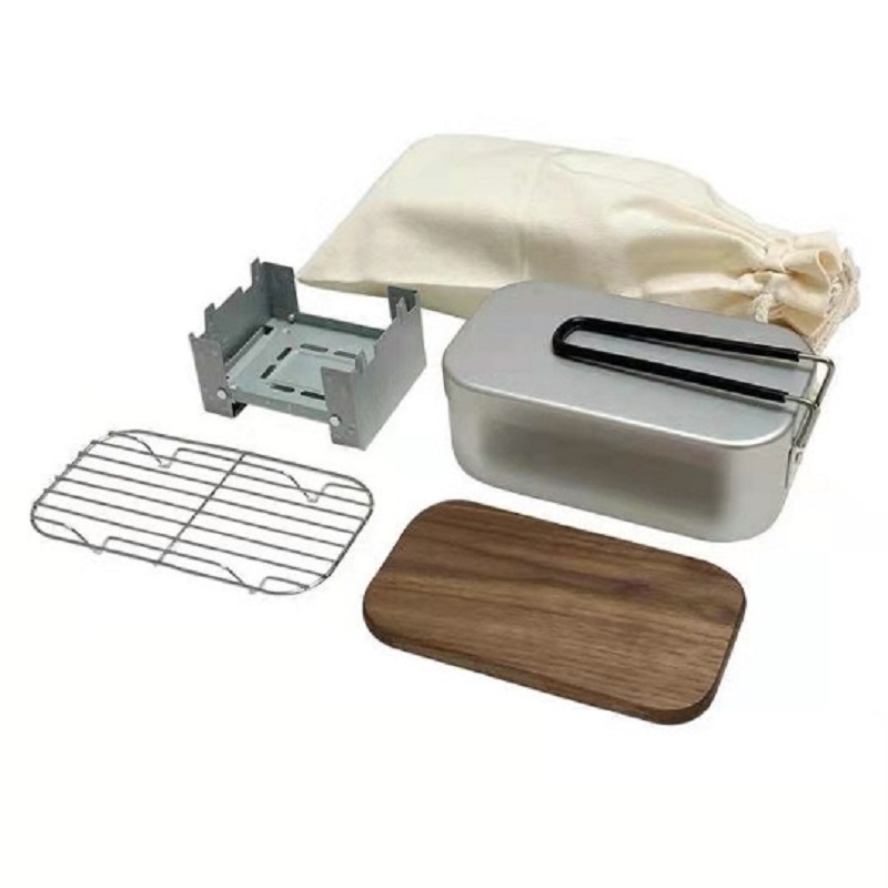 Outdoor Aluminium Mess Kit, St - Camping Cooking Mess Kit 评论和价格
