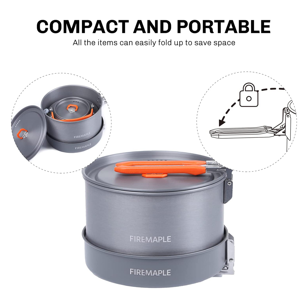 Fire Maple Camping Cookware Ut - Camping Cooking Gear Set 评论和价格
