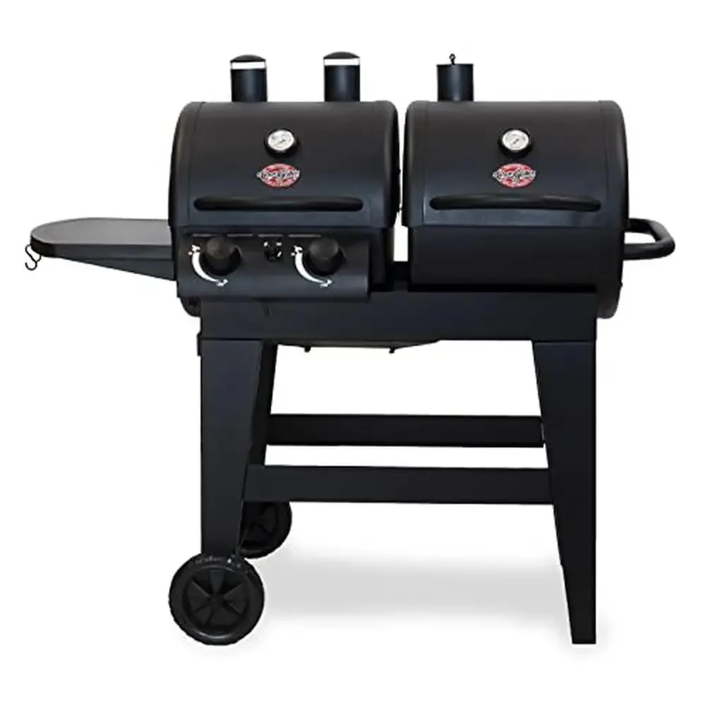 A 2-Burner Gas & Charcoal Gril - Charcoal Chimney Starter 评论和价格