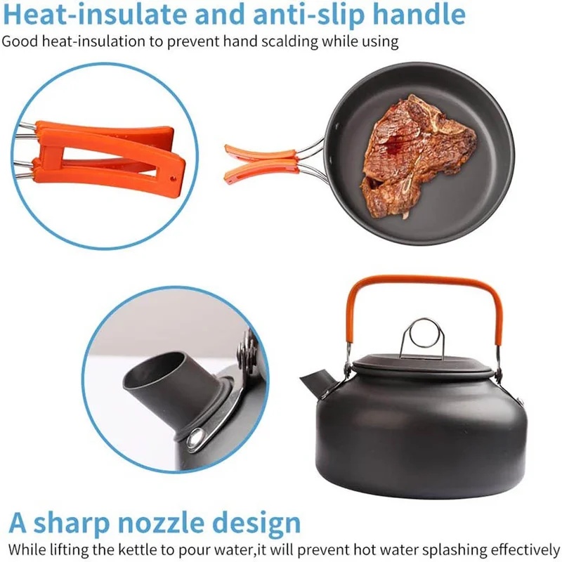 Camping Cooking set Camping Co - Camping Cooking Gear Set 评论和价格