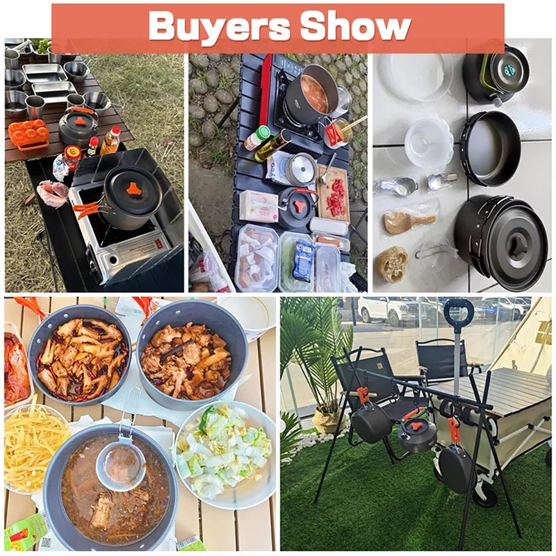 Camping Cooking set Camping Co - Camping Cooking Gear Set 评论和价格