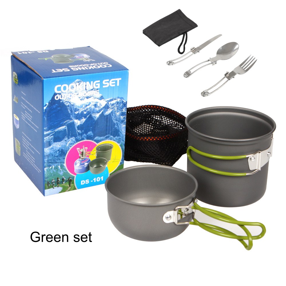 Camping Cookware Mess Kit Back - Camping Cooking Mess Kit 评论和价格